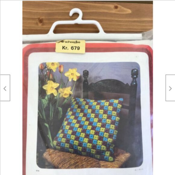 Vtg Scheepjes Embroidery Kit #679 for Cushion Cover - Picture 2 of 3